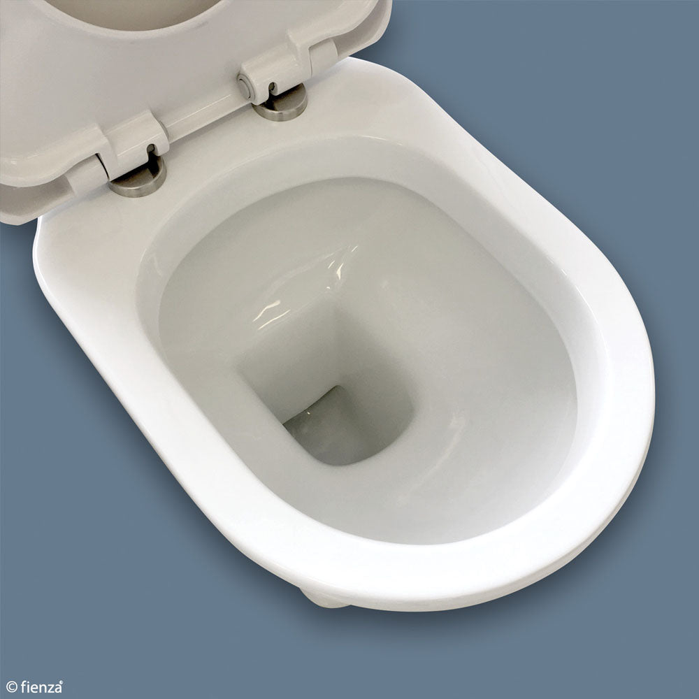 RAK Washington Front Lever Close-Coupled Toilet Suite, Alpine White with S-Trap