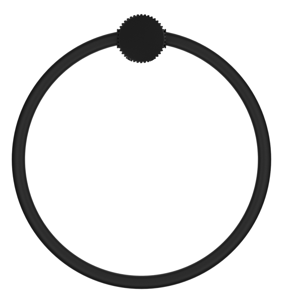 Mica Fluted Towel Ring - image 1