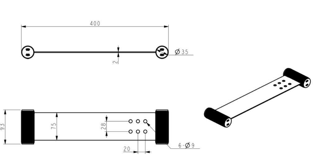 Mica Fluted Stainless Shelf - 400mm - image 3