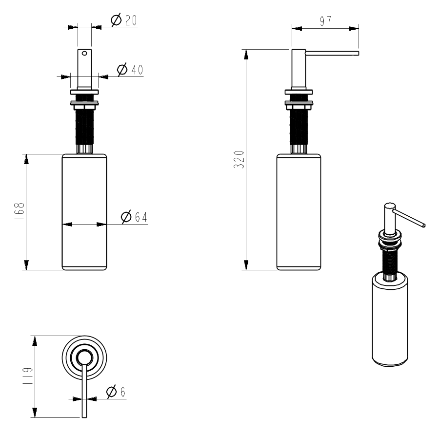 Mica Soap Dispenser - image 2