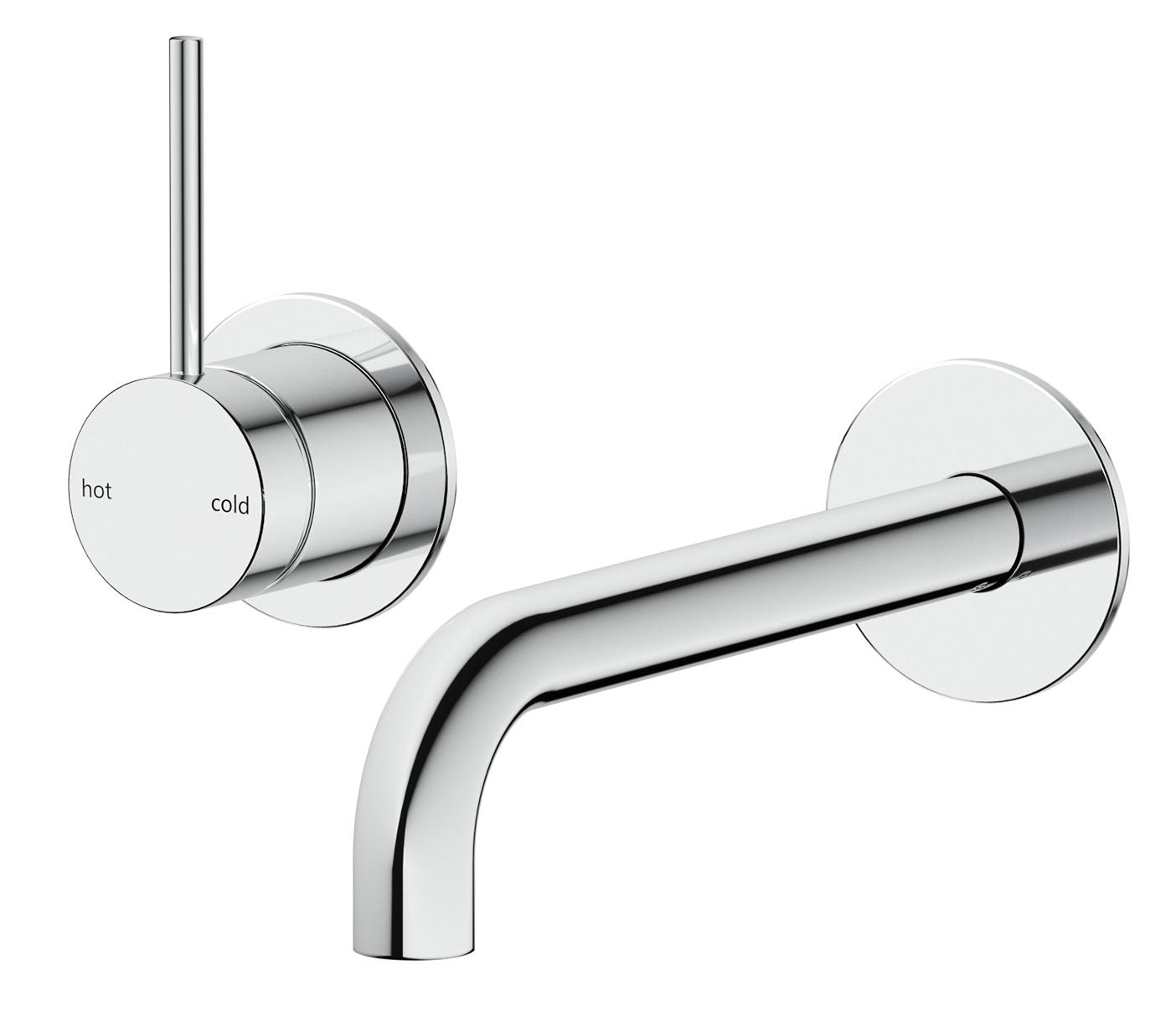 Mica Wall-Spout Combo - 2P - Reverse - TRIM KIT ONLY - Chrome