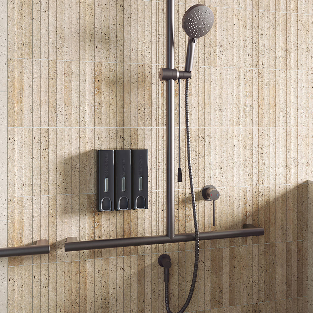 Kaya Care Wall Mixer, Gun Metal