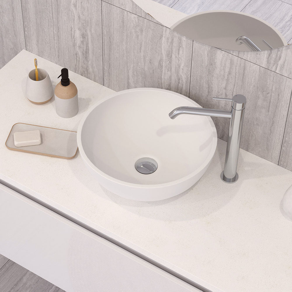 Kaya Tall Basin Mixer, Chrome