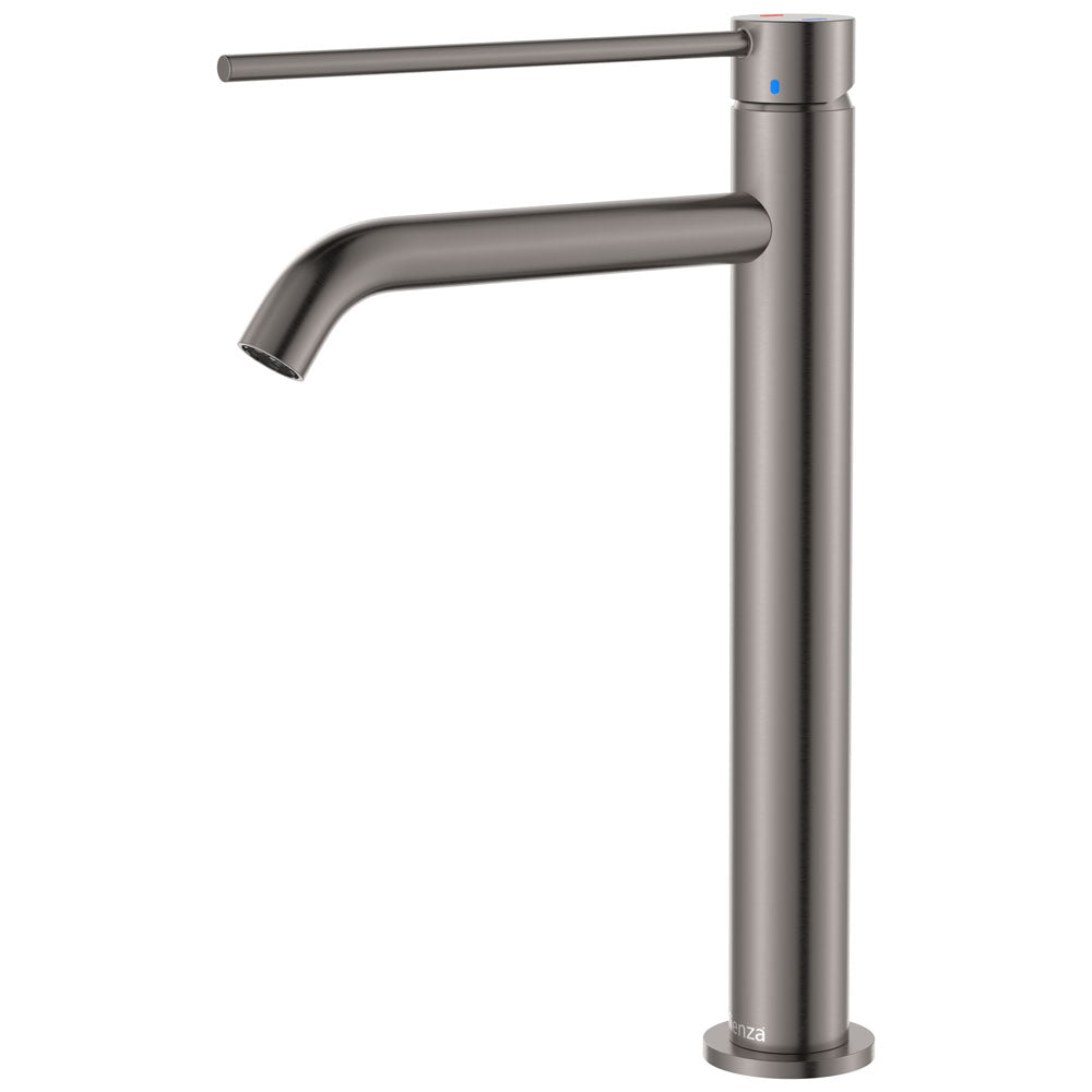 Kaya Care Tall Basin Mixer, Gun Metal