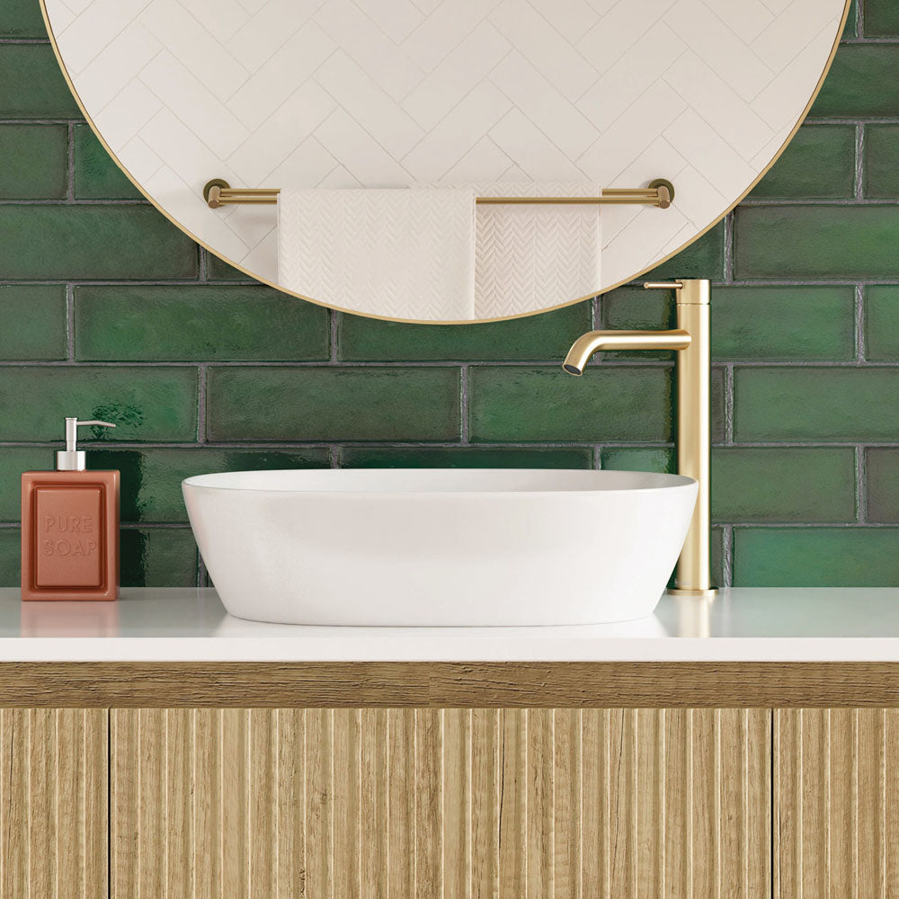 Kaya Tall Basin Mixer, Urban Brass