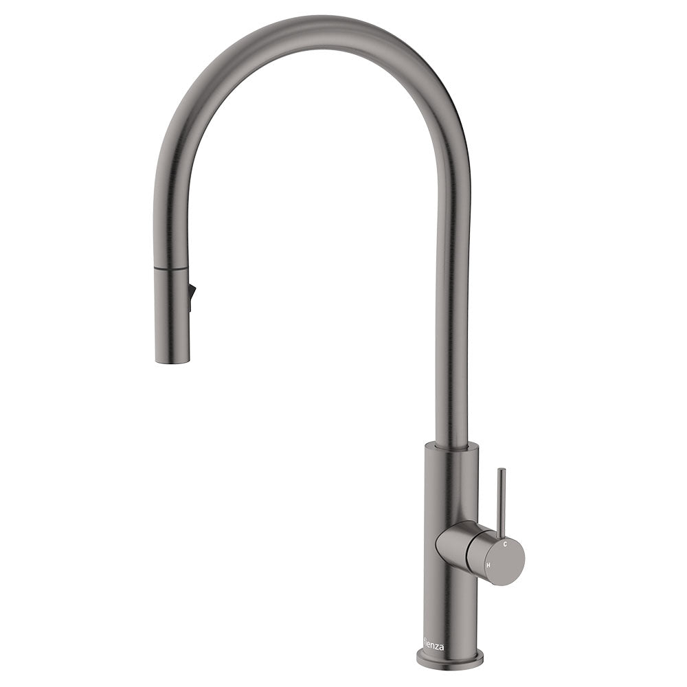 Kaya Pull-Out Sink Mixer, Gun Metal