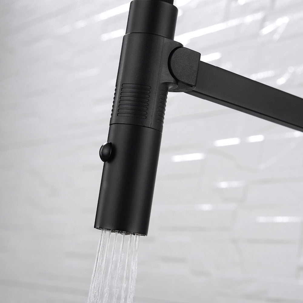 Kaya Pull Down Sink Mixer, Matte Black