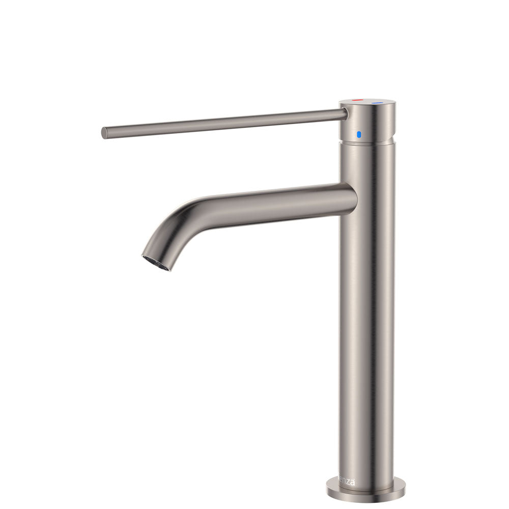 Kaya Care Medium Basin Mixer, Brushed Nickel