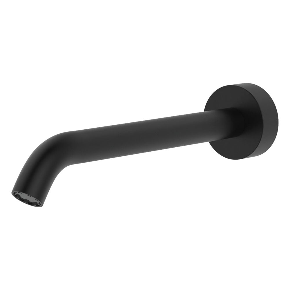 Kaya Wall Basin/Bath Outlet, 220mm, Matte Black