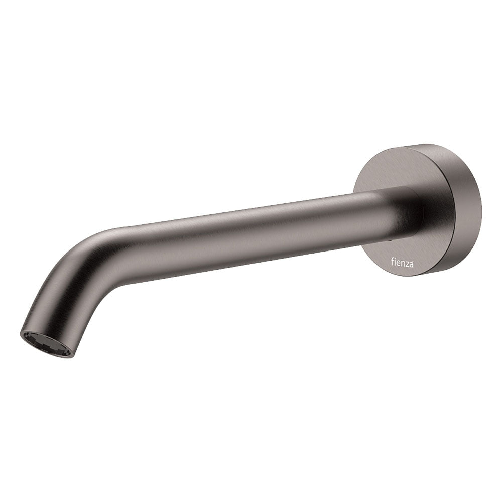 Kaya Wall Basin/Bath Outlet, 220mm, Gun Metal 