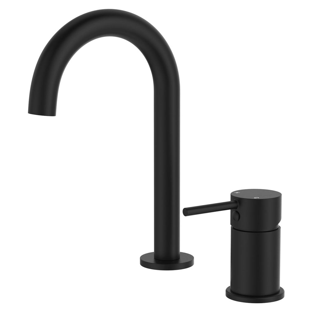 Kaya Hob Mixer Set, Matte Black
