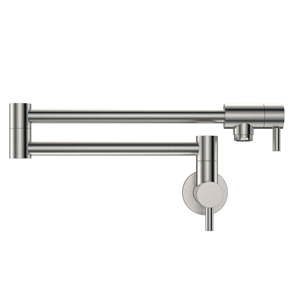 Kaya Pot Filler, Brushed Nickel