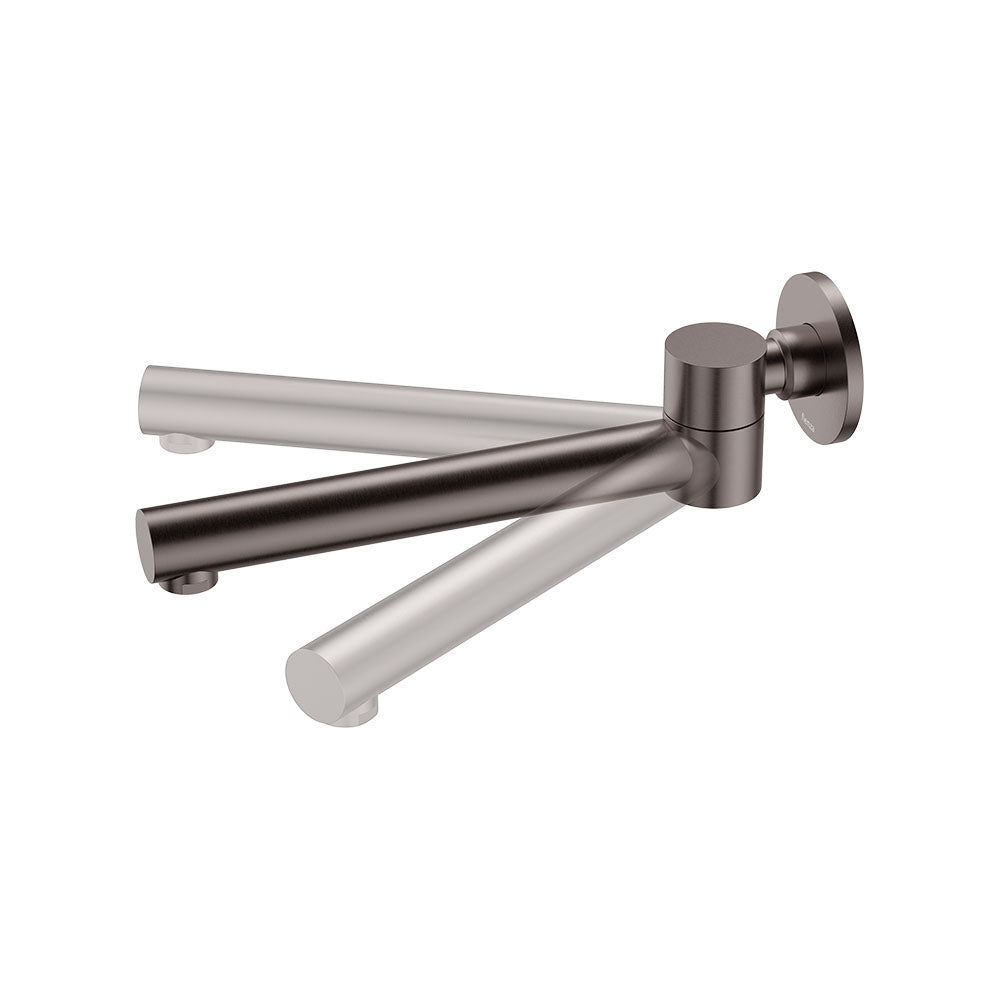 Kaya Swivel Basin/Bath Outlet, Gun Metal 