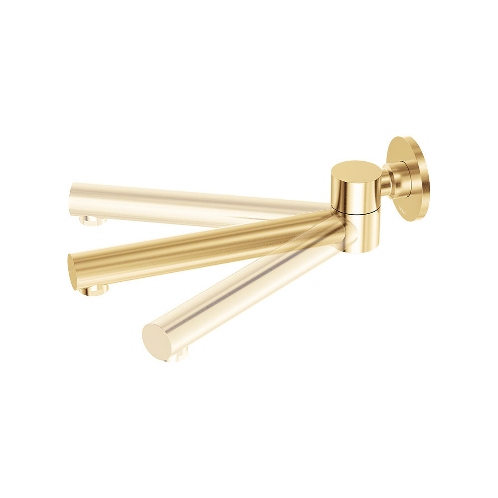 Kaya Swivel Basin/Bath Outlet, 220mm, Urban Brass 