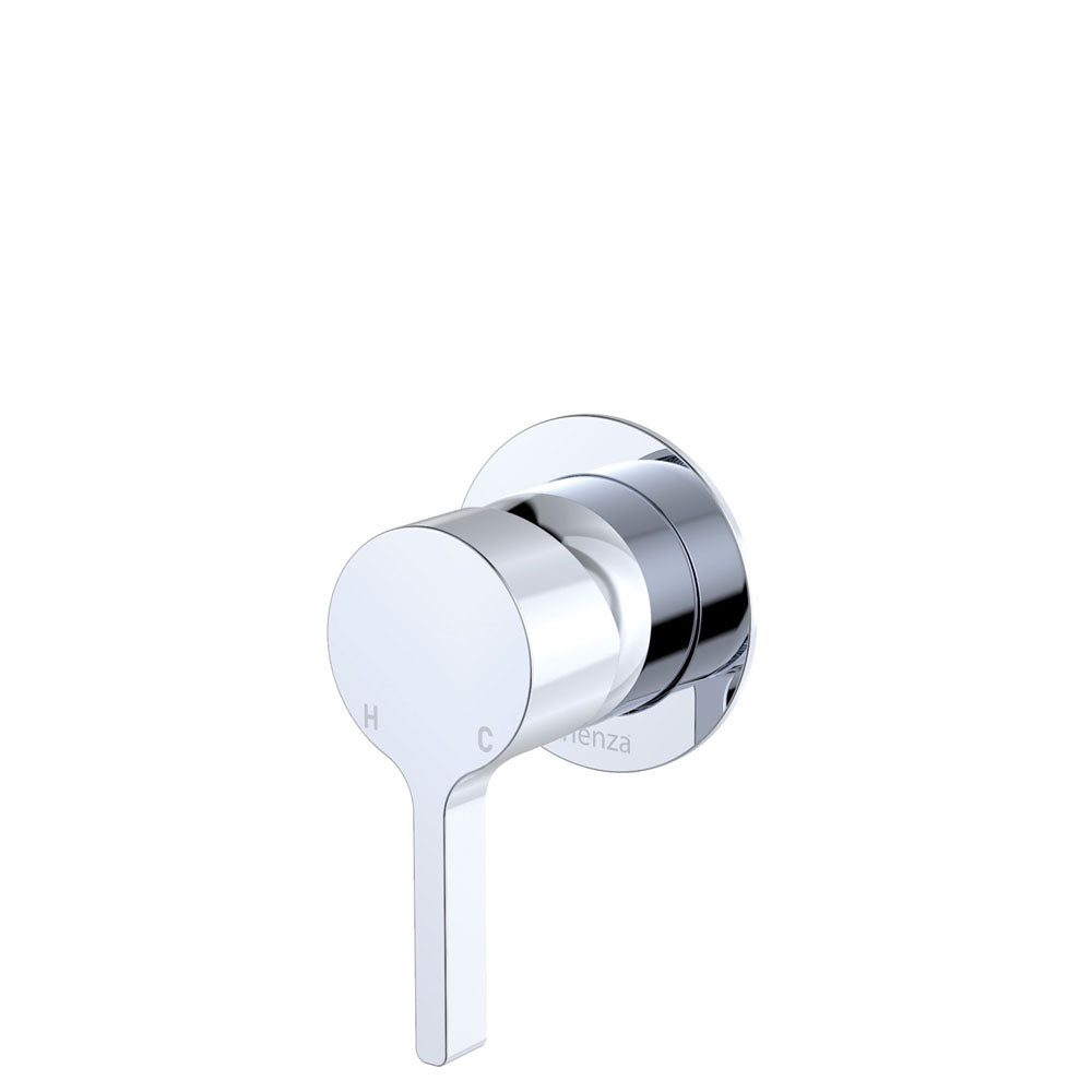 Sansa Wall Mixer, Small Round Chrome Plate