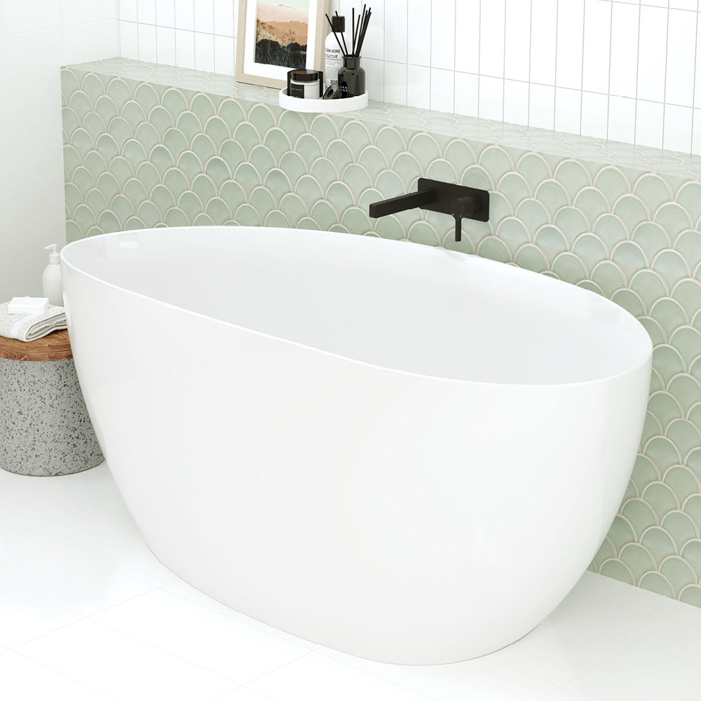 Sansa Wall Bath Mixer Set, Matte Black