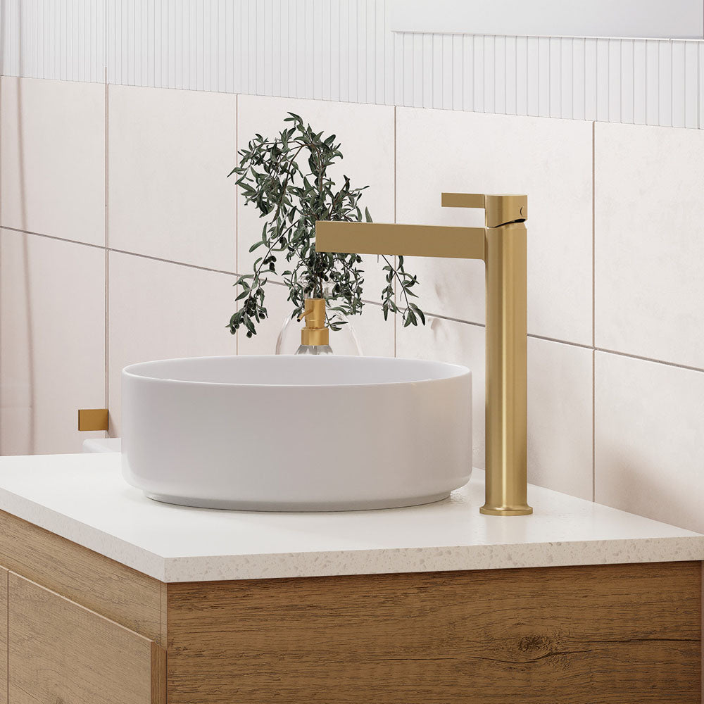 Sansa Tall Basin Mixer, Urban Brass