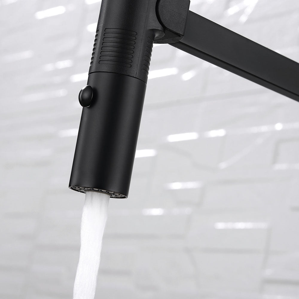 Sansa Pull Down Sink Mixer, Matte Black