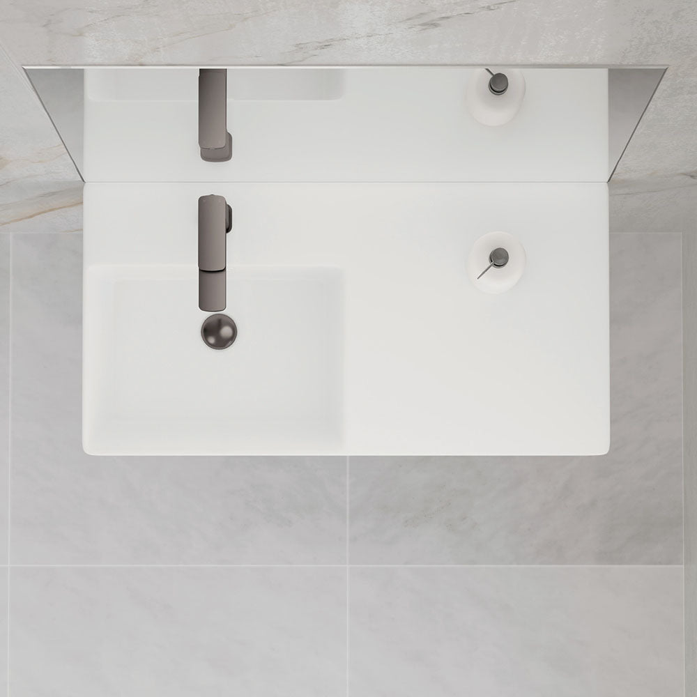 Tono Basin Mixer, Gun Metal