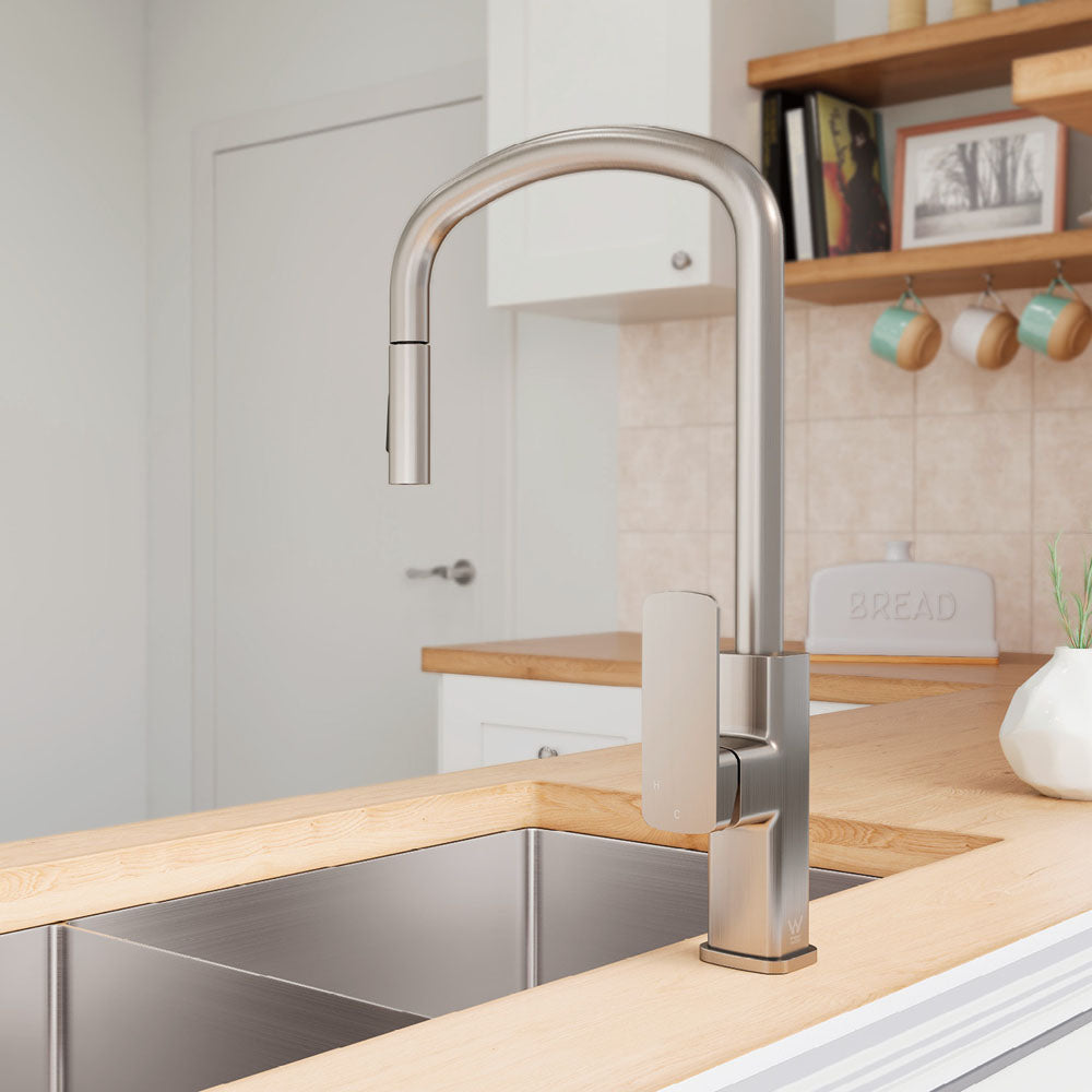 Tono Pull Out Sink Mixer, Brushed Nickel
