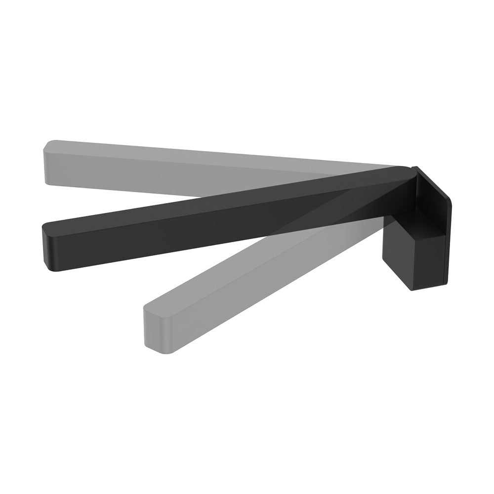 Tono Swivel Bath Outlet, Matte Black