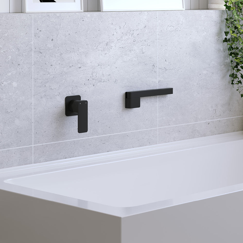 Tono Swivel Bath Outlet, Matte Black
