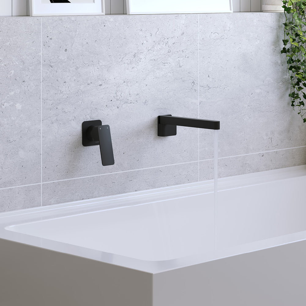 Tono Swivel Bath Outlet, Matte Black