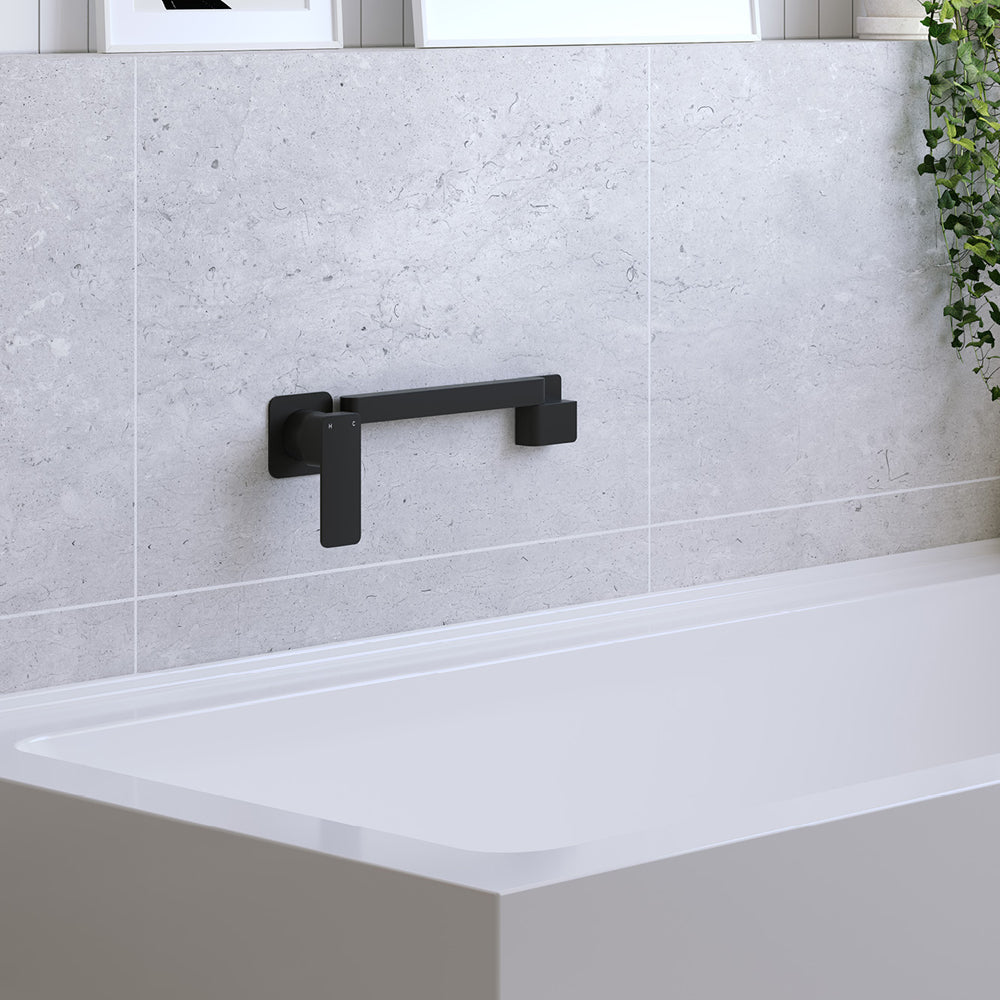 Tono Swivel Bath Outlet, Matte Black