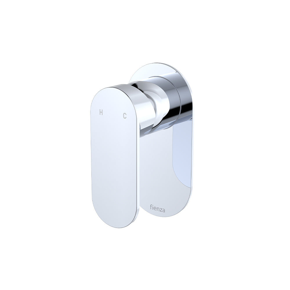 Empire Slim Wall Mixer, Oval Plate, Chrome