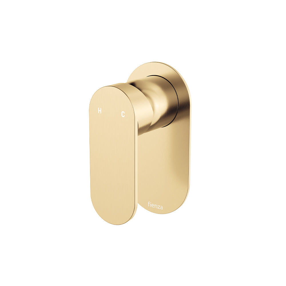 Empire Slim Wall Mixer, Oval Plate, Urban Brass