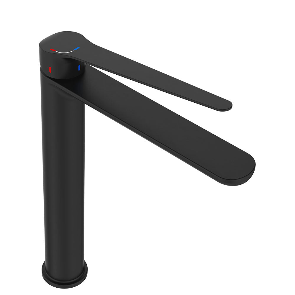 Empire Care Cold Start Tall Basin Mixer, Matte Black