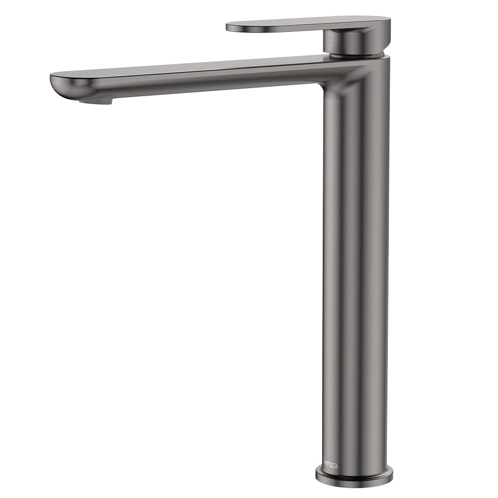 Empire Slim Cold Start Tall Basin Mixer, Gun Metal