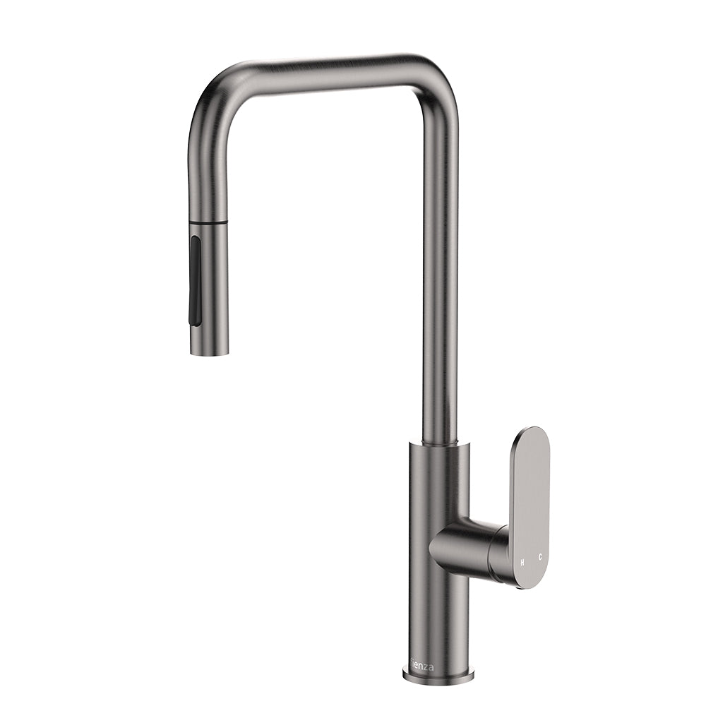 Empire Slim Pull-Out Sink Mixer, Gun Metal