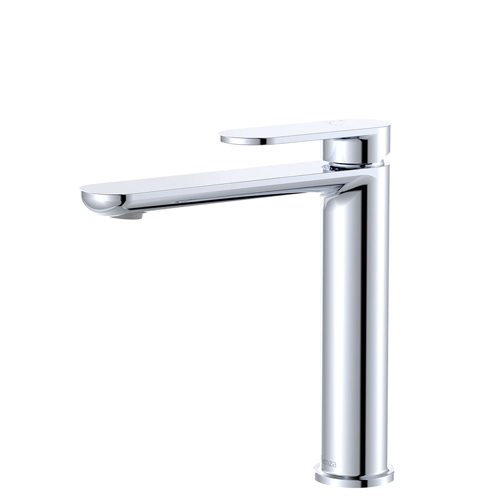 Empire Slim Cold Start Medium Basin Mixer, Chrome
