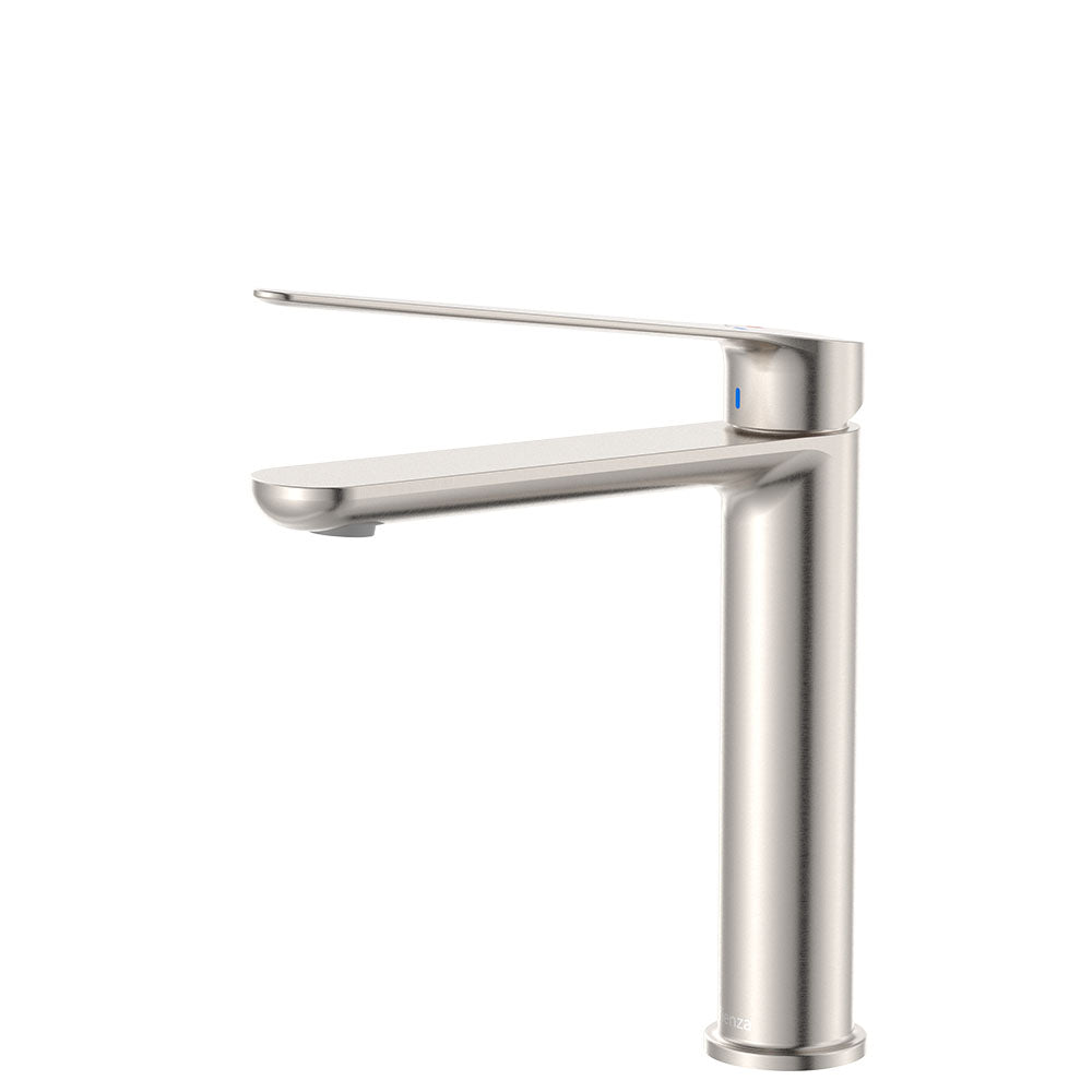 Empire Care Cold Start Medium Basin Mixer, Brushed Nickel