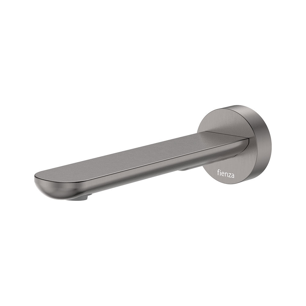 Empire Slim Basin/Bath Outlet, Round Plate, 180mm, Gun Metal
