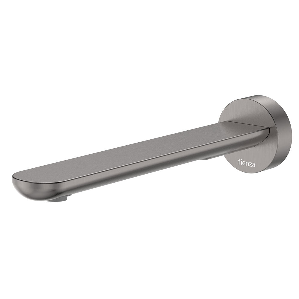 Empire Slim Basin/Bath Outlet, Round Plate, 220mm, Gun Metal