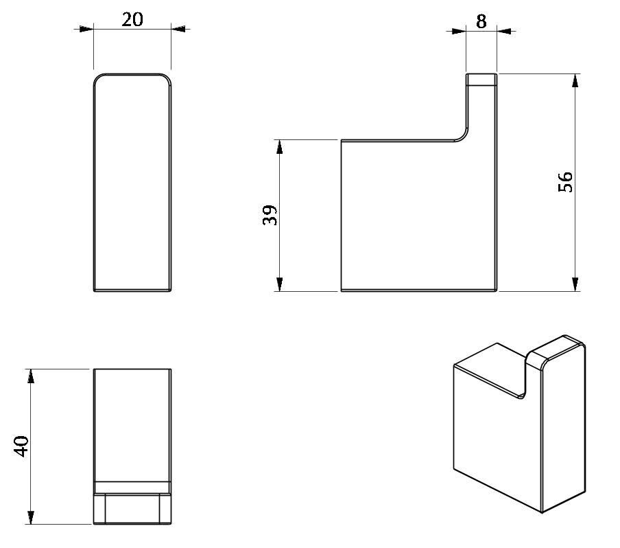 Milos Robe Hook - image 1