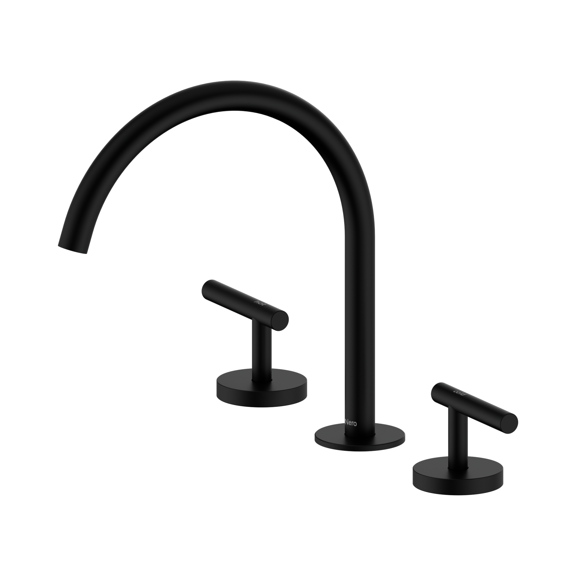 Mecca Lever Bath/Kitchen Set Arc Spout