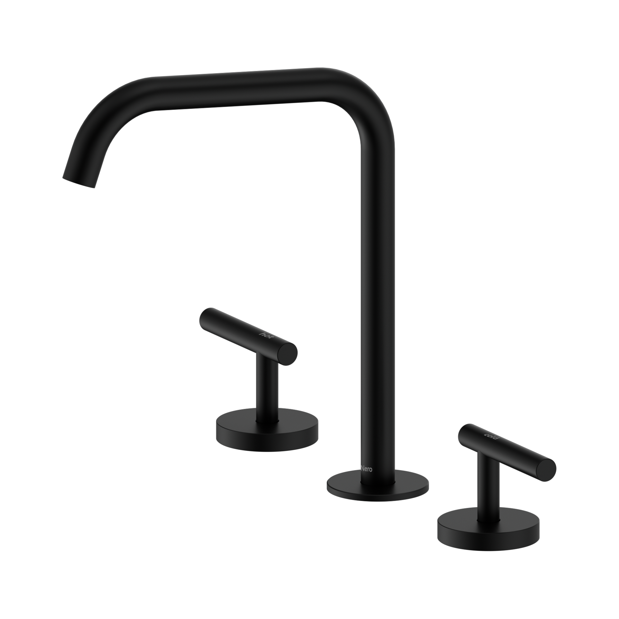Mecca Lever Bath/Kitchen Set Edge Spout