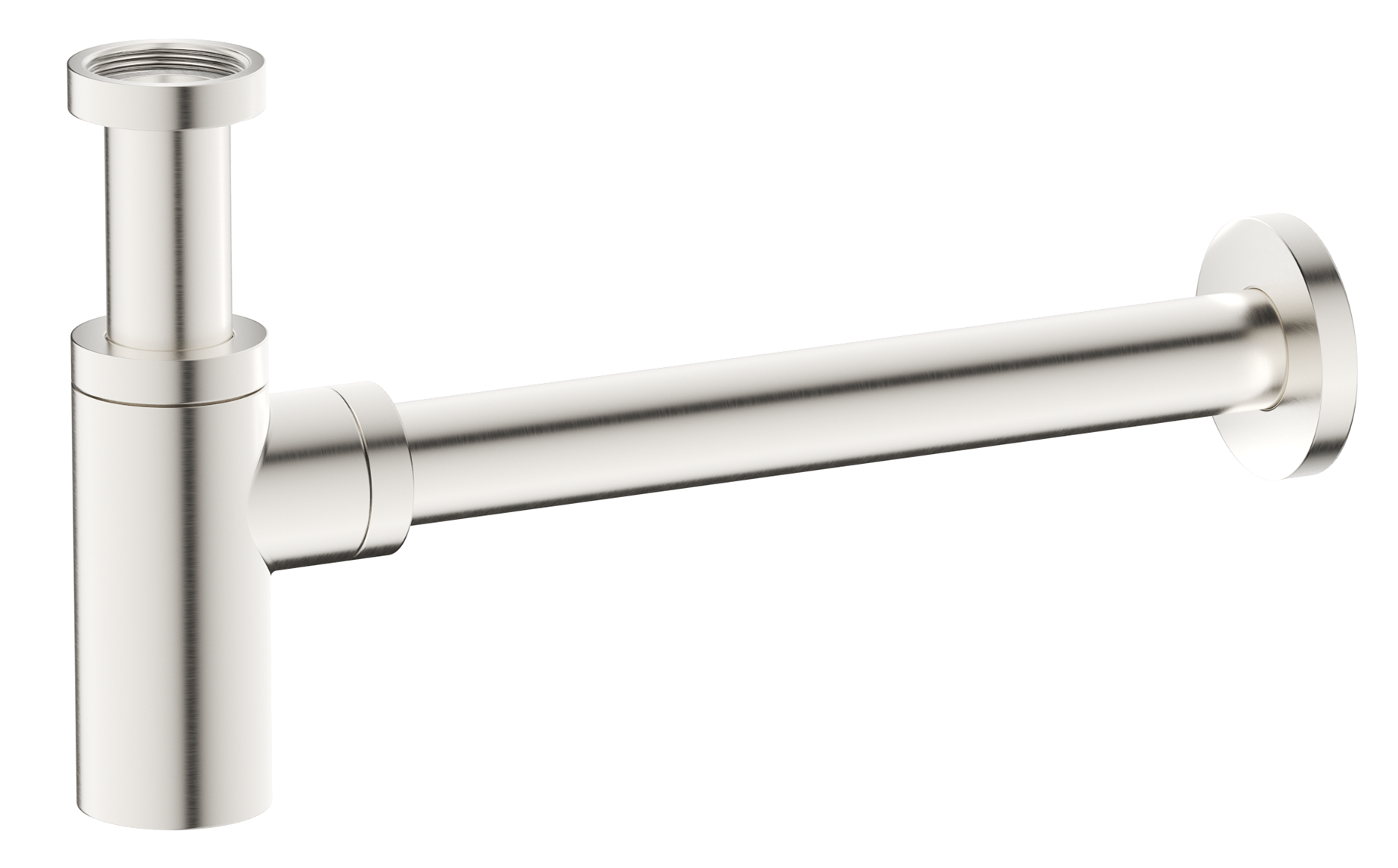 Mica Bottle Trap - Brushed Nickel