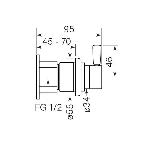 Faucet Strommen - Bremont Diverter Switch