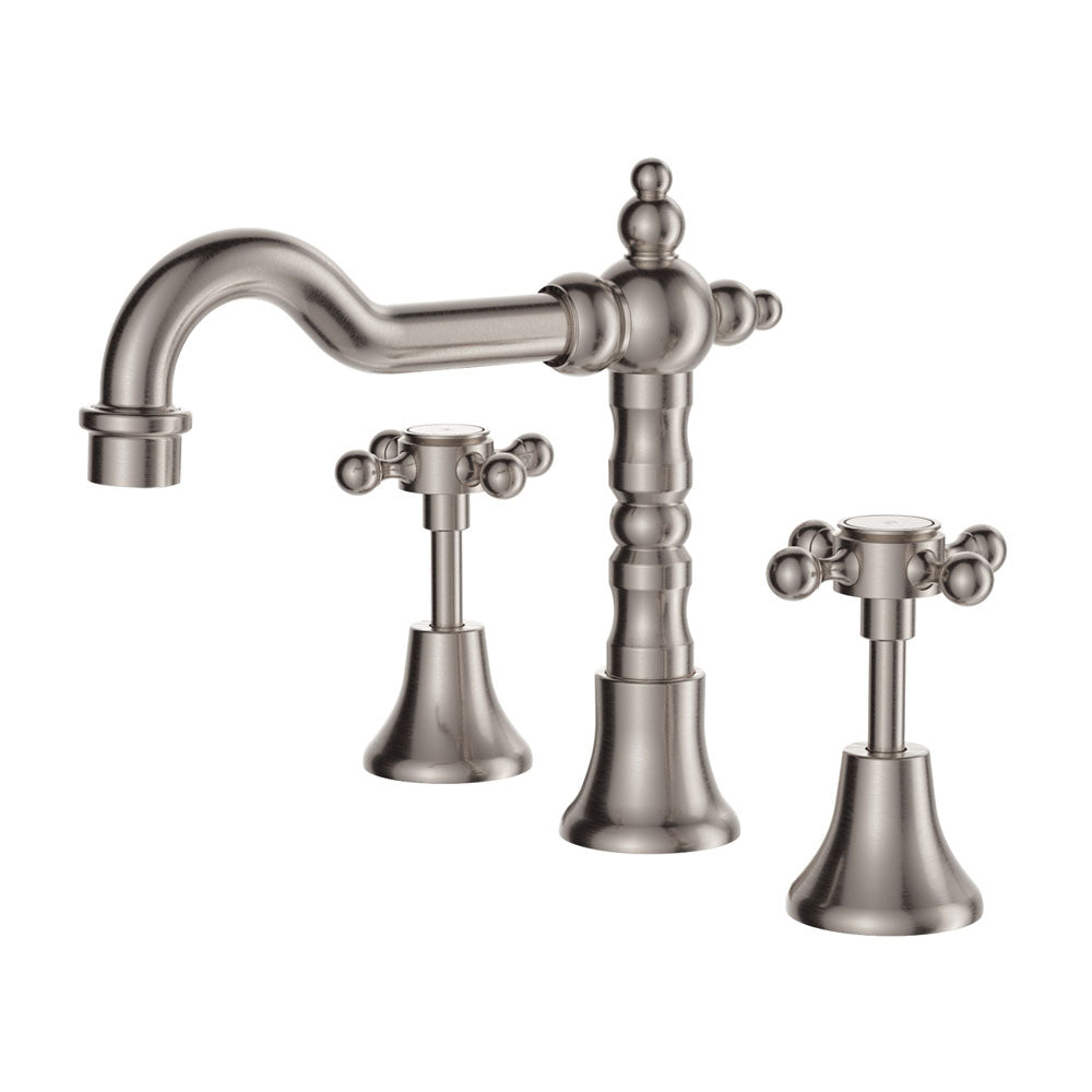 Lillian Basin Set, Brushed Nickel