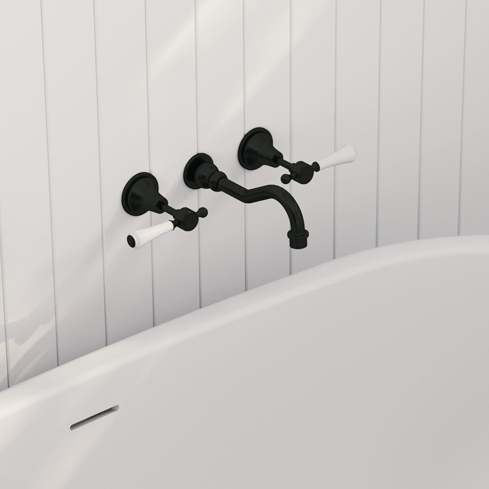 Lillian Basin/Bath Outlet, Matte Black 