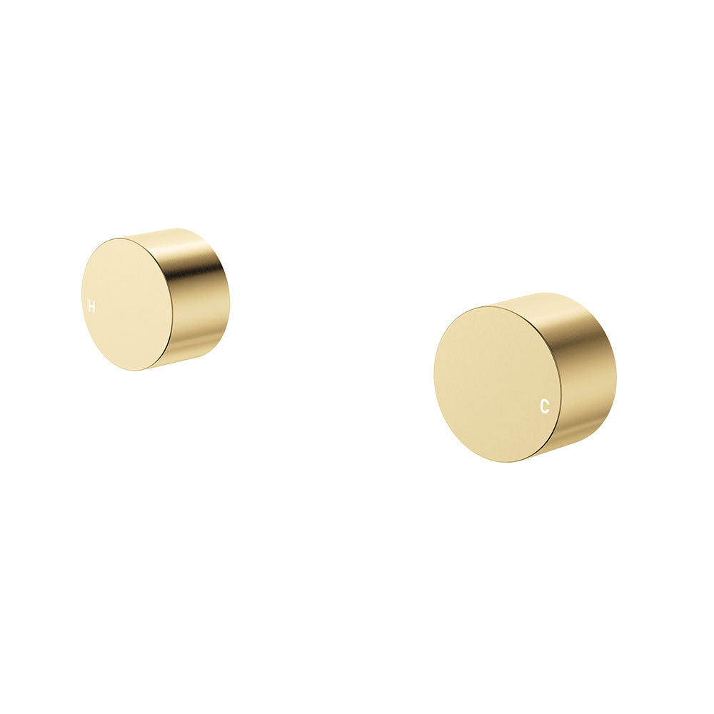 Kaya Round Wall Taps, Urban Brass