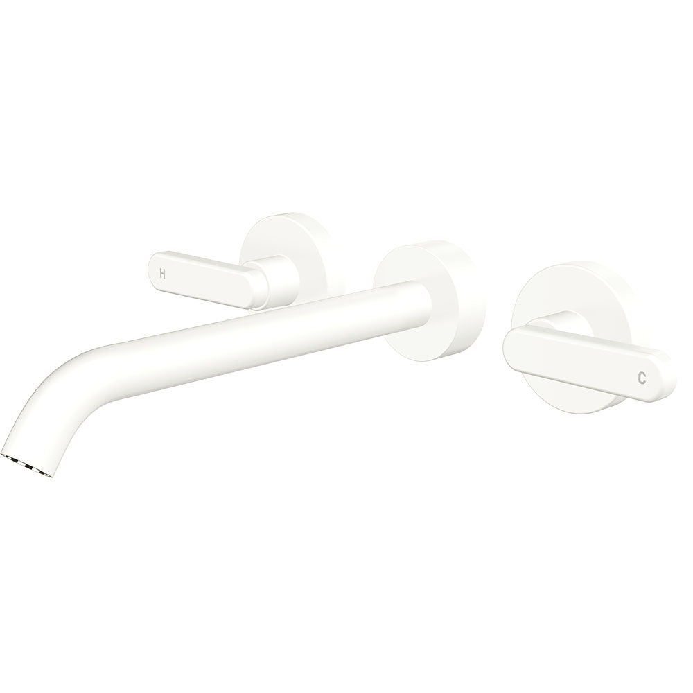 Kaya Wall Set, Lever Taps, 220mm, Matte White