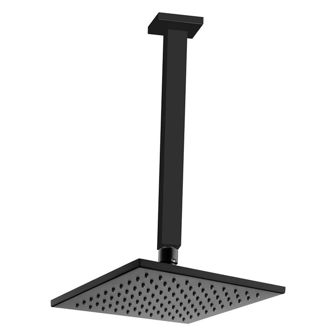 Modena Shower Head, 200mm, Matte Black