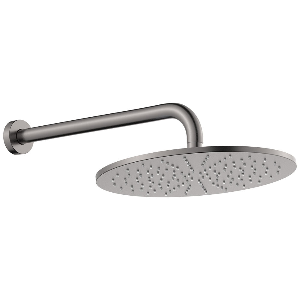 Empire Slim Shower Arm Set, Gun Metal