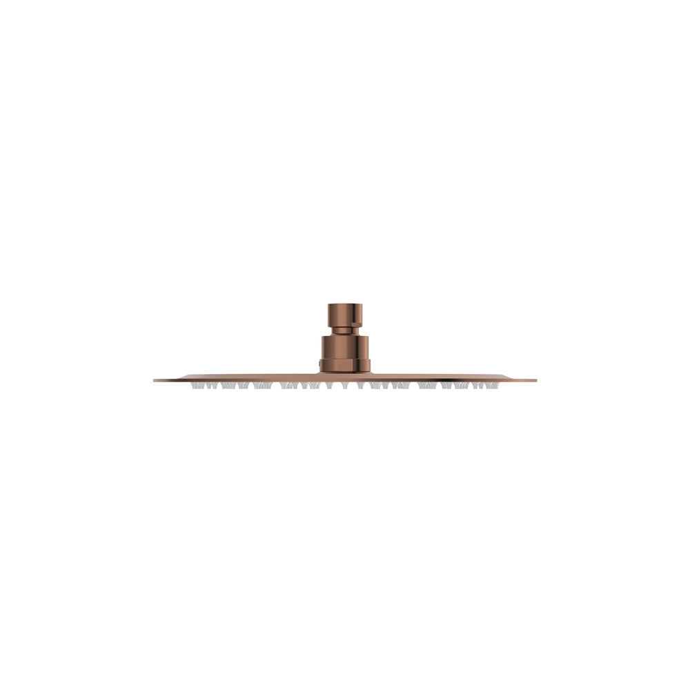 Kaya Shower Head, 250mm, Brushed Copper
