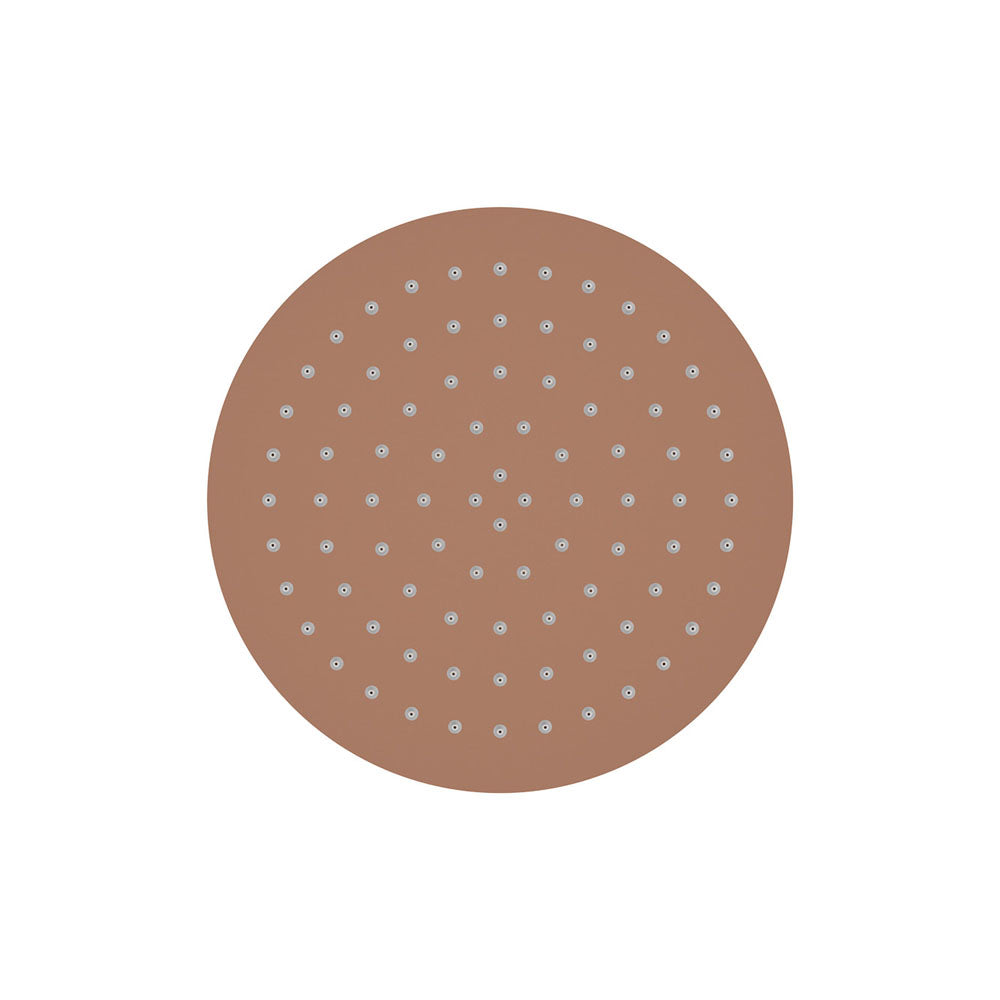 Kaya Shower Head, 250mm, Brushed Copper